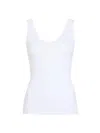Commando Stretch Cotton Tank In White