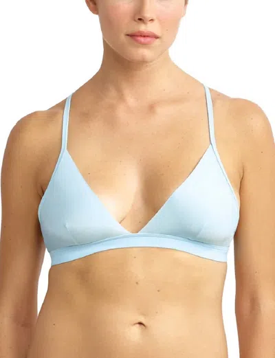 Commando Women's Crown Embroidered Bralette In Something Blue