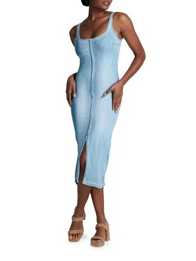 Commando Women's Do It All Denim Midi-dress In Blue