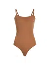 Commando Ballet Cami Bodysuit In Brown