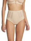 Commando Luxe Control High Waist Shaping Thong In Neutral