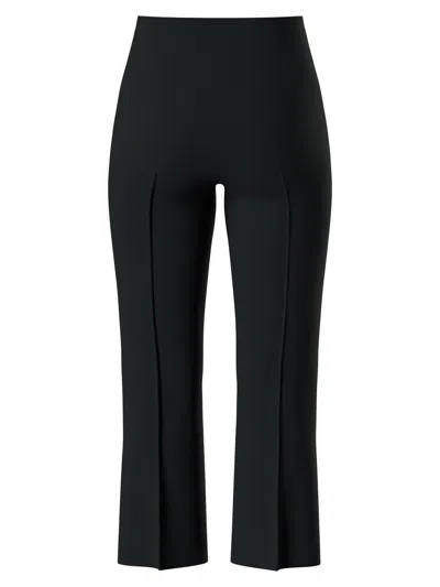 Commando Women's Neoprene Ceo Pintucked Crop Pants In Black