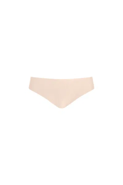Commando Butter Mid Rise Thong In Beige