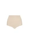Commando High-waist Control Thong In Beige