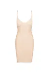 COMMANDO WOMEN'S NEUTRALS COMMANDO TWO-FACED TECH CONTROL FULL SLIP, BEIGE