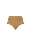 Commando Classic Control Thong In Caramel In Brown
