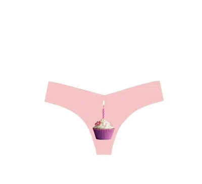 COMMANDO WOMEN'S PHOTO-OP THONG PANTY IN CUPCAKE