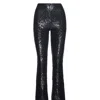Commando Sequin Flared Legging In Black