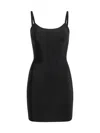 Commando Double Take Lace Trim Slip In Black