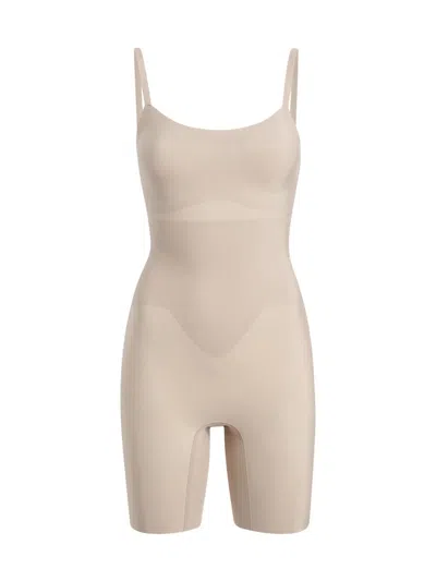 Commando Women's Zone Smoothing Stretch Bodysuit In Sand