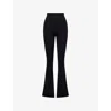 Commando Womens Black Neoprene Stretch-woven Leggings In Black