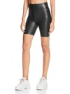 Commando Faux Leather Capri Legging In Black