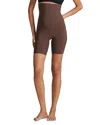 Commando Classic Control High-waisted Shorts In Mocha