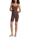 Commando Zone Smoothing Romper In Mocha