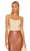 Commando Zone Smoothing Bodysuit In Beige