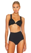 Commando Featherlight Control Thong In Black