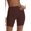Commando Zone Smoothing High Waist Shorts In Mocha