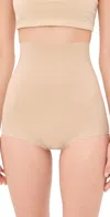 Commando Zone Smoothing High Waisted Briefs Beige In Brown
