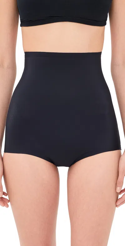 Commando Zone Smoothing High Waist Briefs In Black