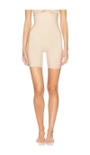 Commando Zone Smoothing High-waisted Short In Beige
