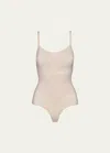 Commando Zone Smoothing Bodysuit In Beige