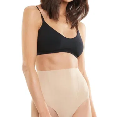 Commando Zone Smoothing Thong In Beige