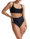Commando Zone Smoothing Thong In Black In Black
