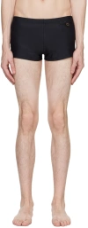 Commas Black Pocket Swim Briefs In Black