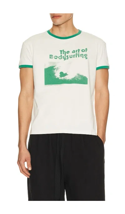 Commas Bodysurf Tee In White