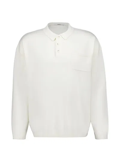 Commas Boxy Polo Shirt In White