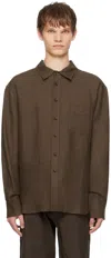 COMMAS BROWN RELAXED SHIRT