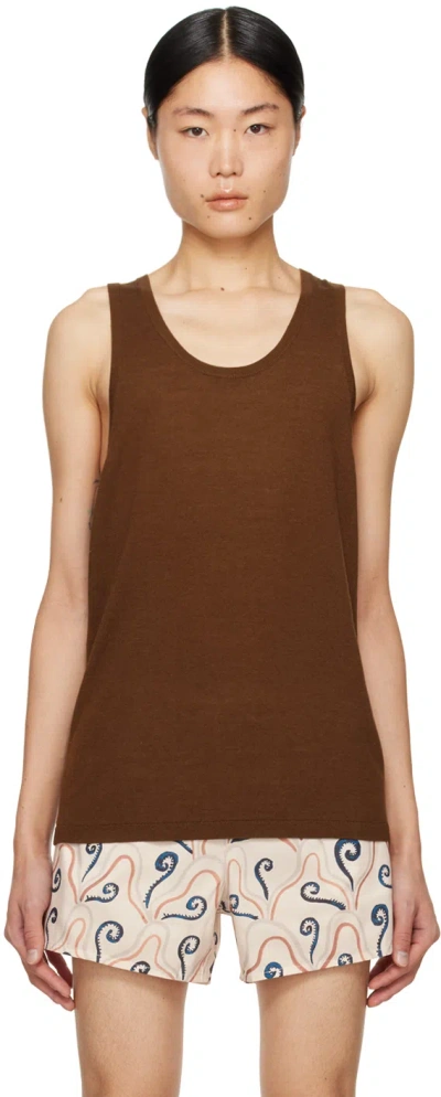 Commas Floral-crochet Cotton Polo Shirt In Chocolate