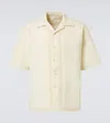 Commas Cotton Bowling Shirt In Gold