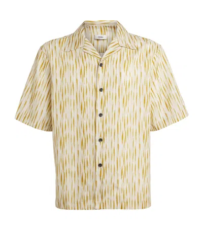 Commas Cotton-silk Brushstroke Shirt In Multi