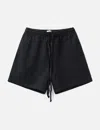 Commas Drawstring Lounge Shorts In Black