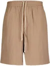 Commas Drawstring Shorts In Neutrals