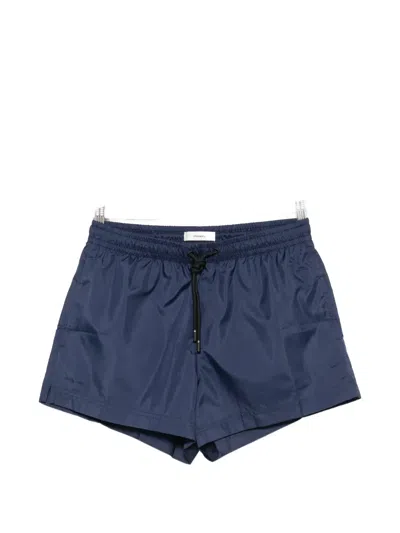 Commas Drawstring Swim Shorts In Blue