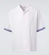 Commas Embroidered Shirt In White