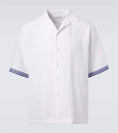 Commas Embroidered Shirt In White