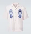 Commas Embroidered Shirt In White