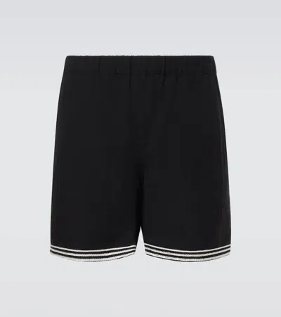 Commas Embroidered Shorts