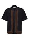 Commas Gradient Zigzag Embroidered Shirt In Black