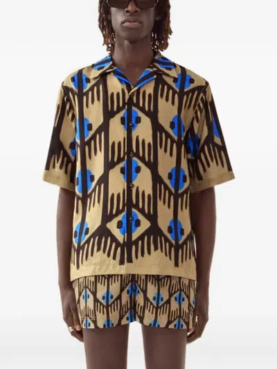 Commas Graphic-print Short-sleeve Shirt In Multi