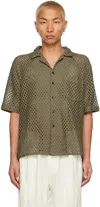 Commas Green Button-down Shirt In Dark Green