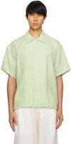 Commas Green Dropped Shoulder Shirt In Fresco Green