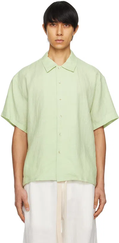 Commas Green Dropped Shoulder Shirt In Fresco Green