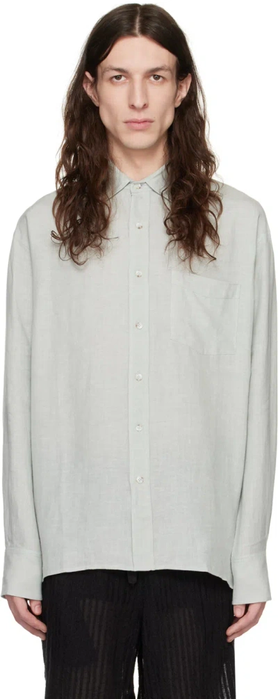 Commas Green Relaxed Shirt In Pistachio