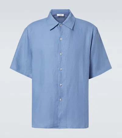 Commas Hemd Aus Leinen In Blau
