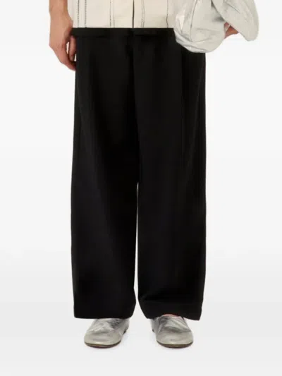 Commas Linen Resort Drawstring Trousers In Neutrals