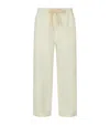 Commas Linen Wide-leg Trousers In Neutral
